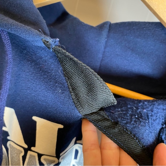 Vintage 1996 Russell Atheltic Dallas Cowboys NFL Hoodie Blue Football Sweatshirt - Picture 5 of 9